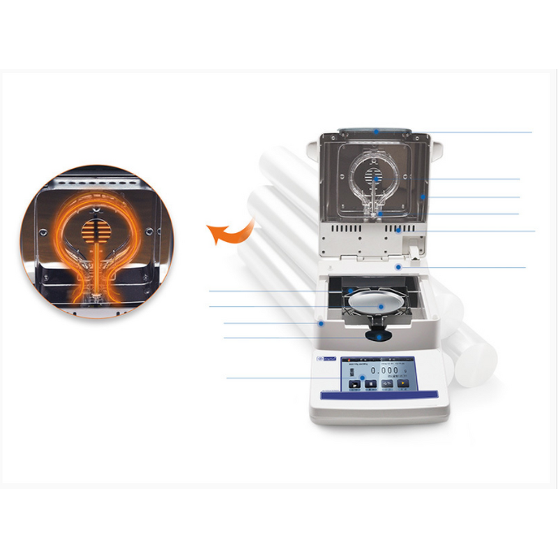 Moisture Meter Supplier - OEM XY-100MW-T Touch Screen Halogen
