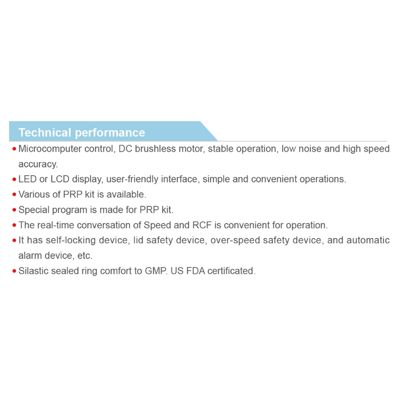 PRP Centrifuge Factory - OEM Portable 7ml-50ml Angle Rotor