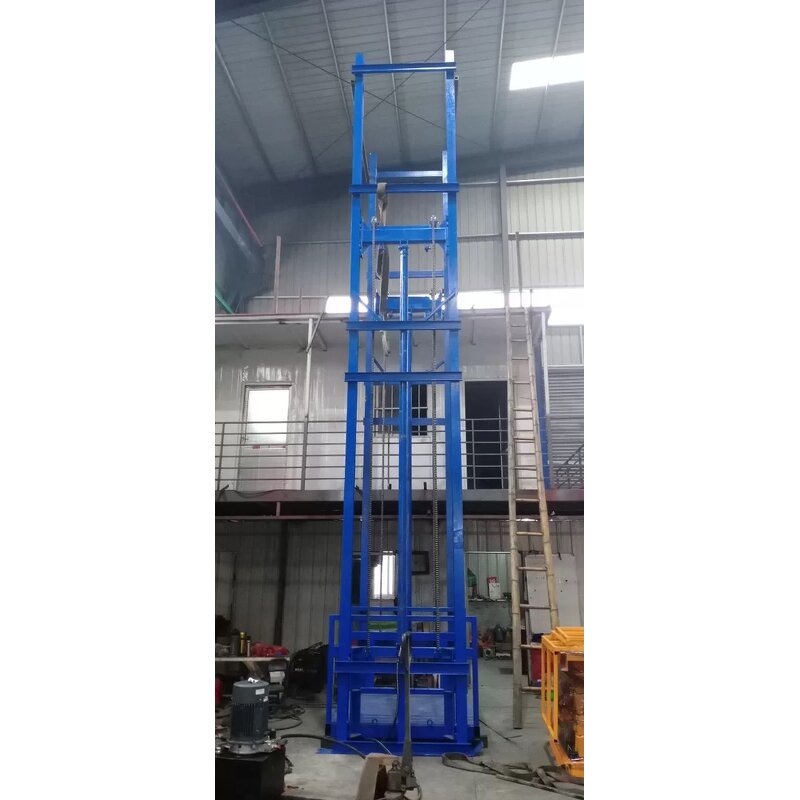 Wall Mounted Cargo Lift Factory - Commercial Guide-Rail Elevator