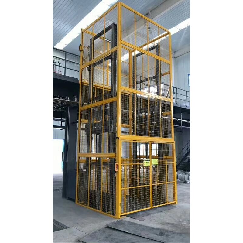 Wall Mounted Cargo Lift Factory - Commercial Guide-Rail Elevator