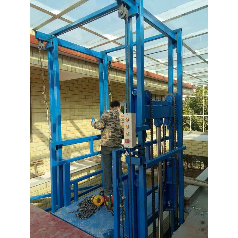 Vertical Cargo Lift Factory - Household Electric Guide Rail Hoist