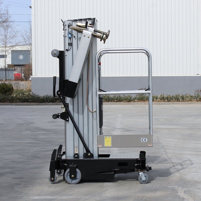 Cargo Lift Manufacturer - Single Mast Aluminum Lift Table