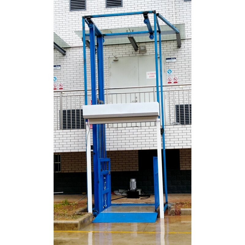 Wall Mounted Cargo Lift Factory - Commercial Guide-Rail Elevator