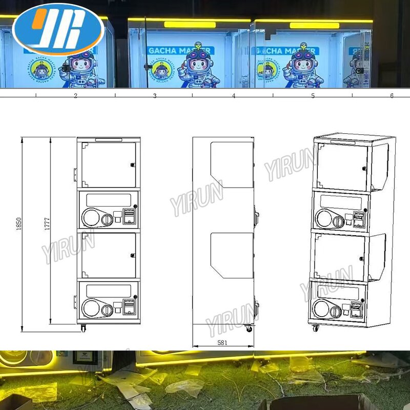 Gachapon Machine Factory - Custom 2-Layer Toy Vending