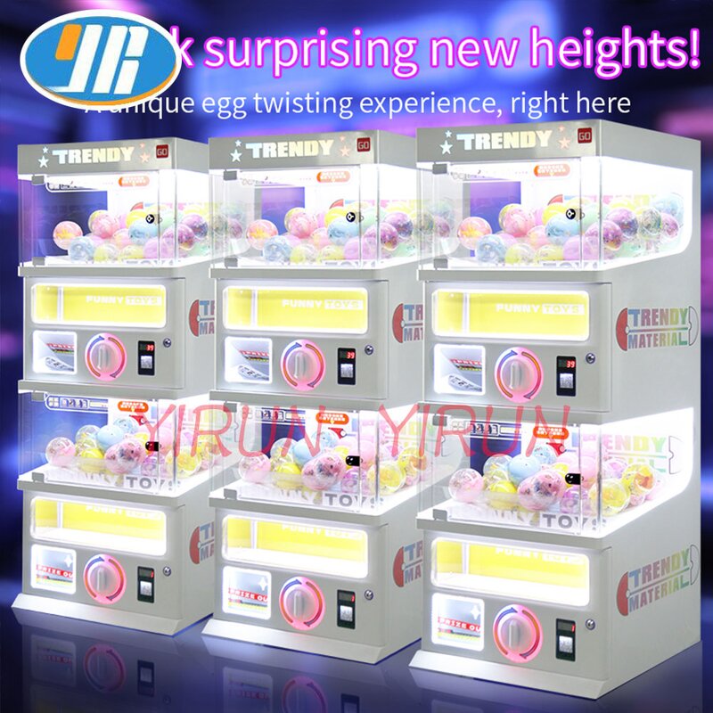 Gacha Machine Manufacturer - Custom LED Twisted Egg Vending