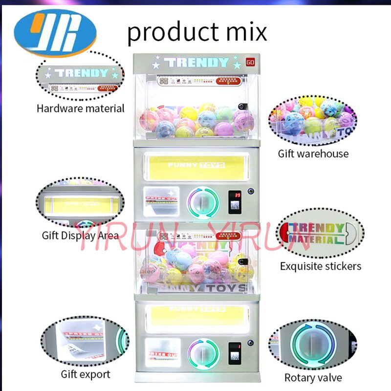 Capsule Ball Machine Factory - Coin Operated Prize Game