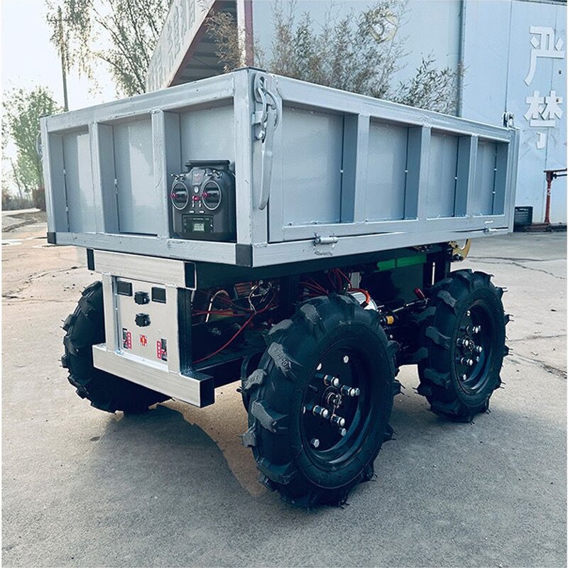 Remote Control Trolley Factory - 1000kg 4WD Farm Transport