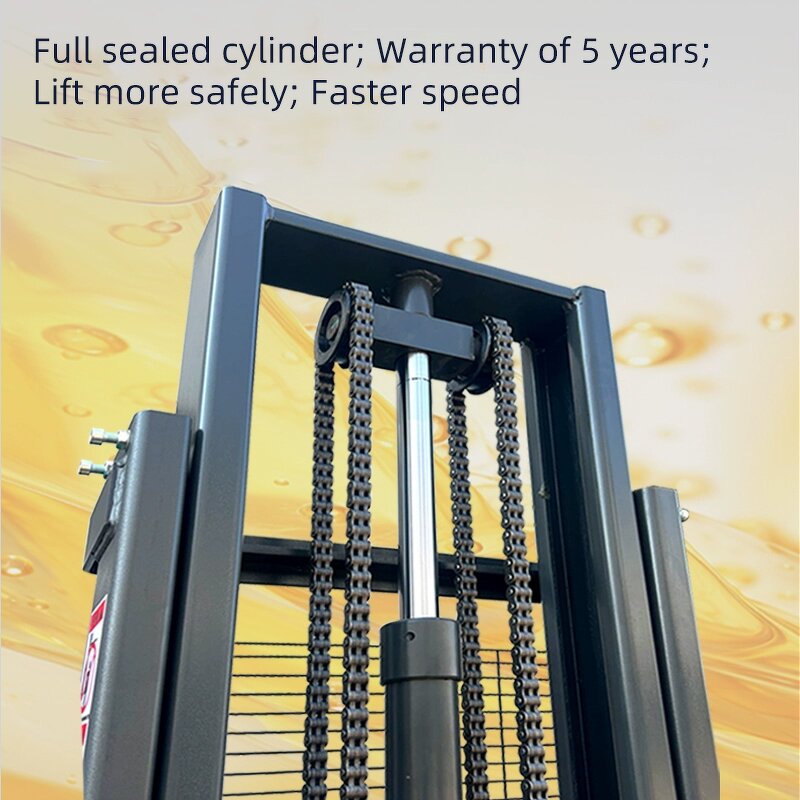 Semi-Electric Forklift Factory - 1.5Ton 3.5m Hydraulic Stacker