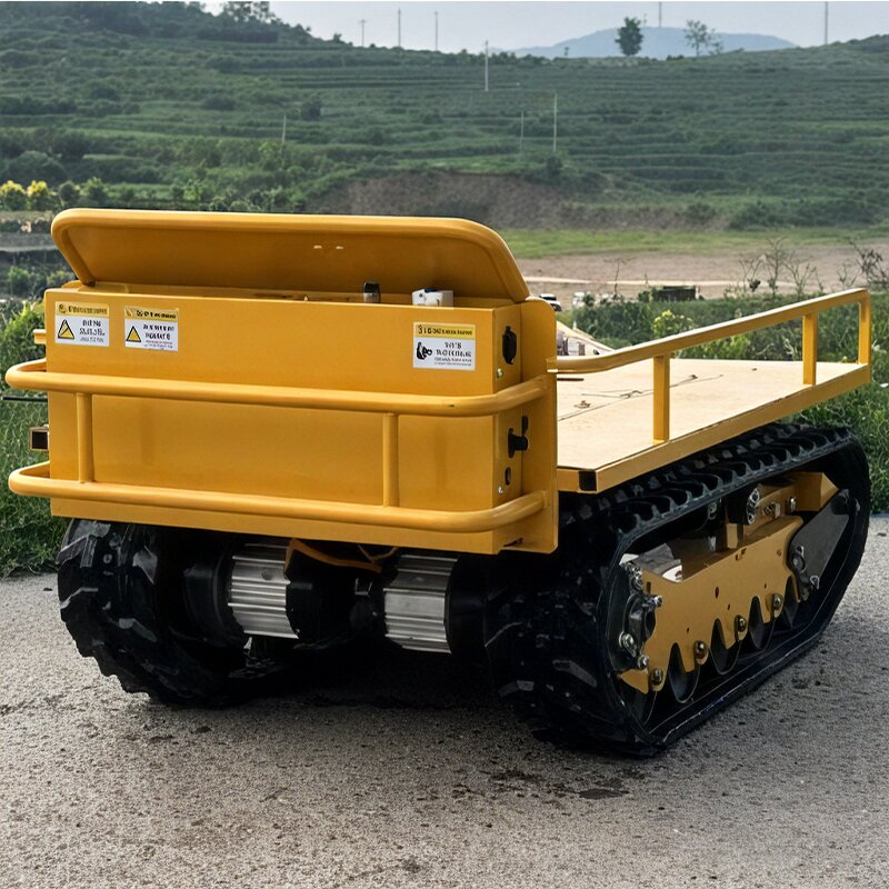 Tracked Transport Vehicle Factory - Rubber Crawler Chassis
