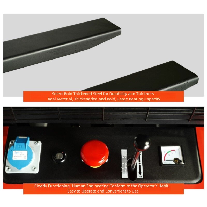 Semi-Electric Forklift Manufacturer - 2Ton 2.5m Hydraulic Stacker