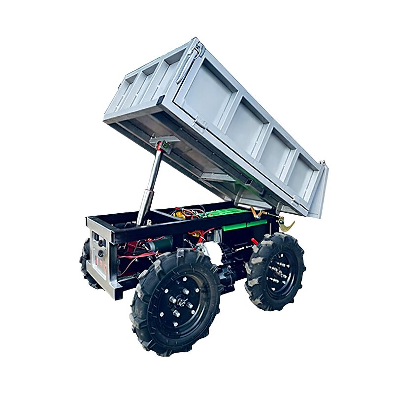 Remote Control Trolley Factory - 1000kg 4WD Farm Transport