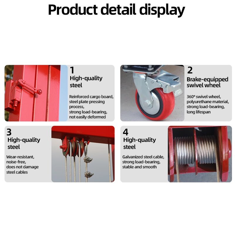 Scaffolding Elevator Manufacturer - 7m Electric Mobile Folding