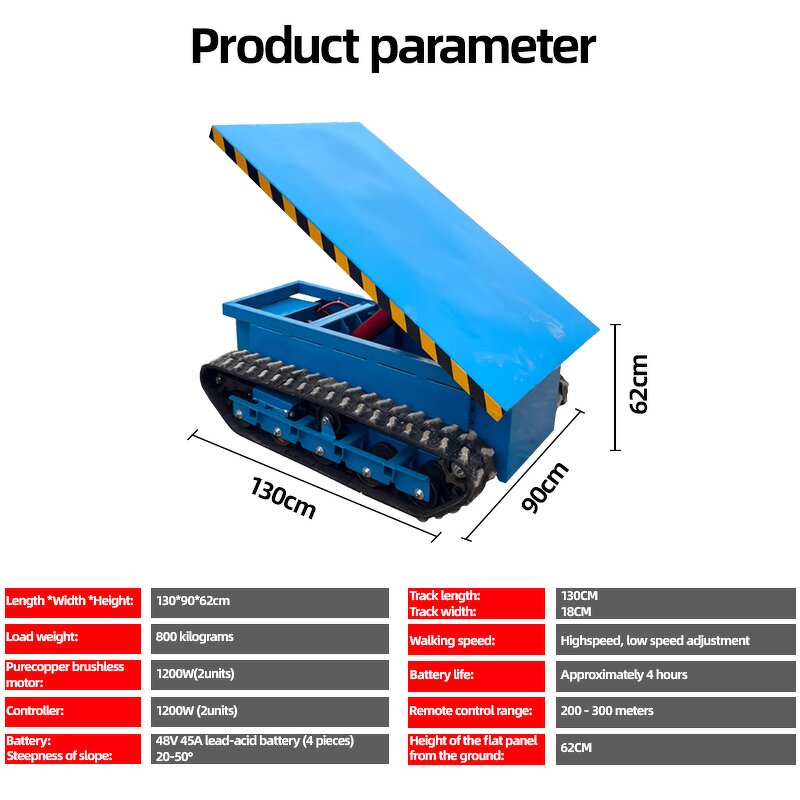 Scissor Lift Vehicle Factory - Electric Remote Control Tracked