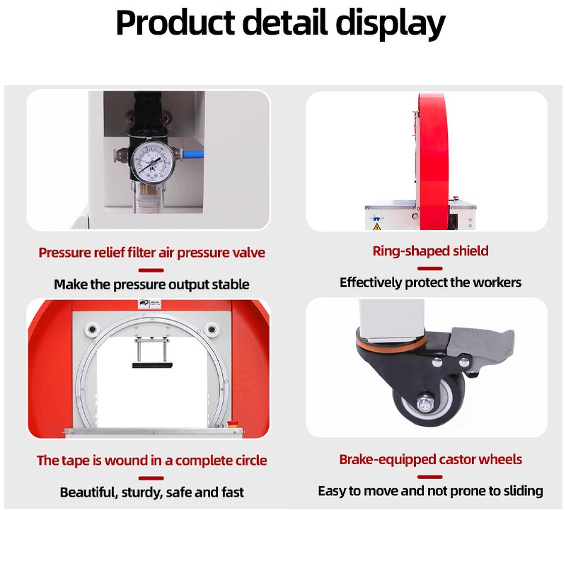 Tape Wrap Sealing Machine Factory - Automatic Motor-Driven