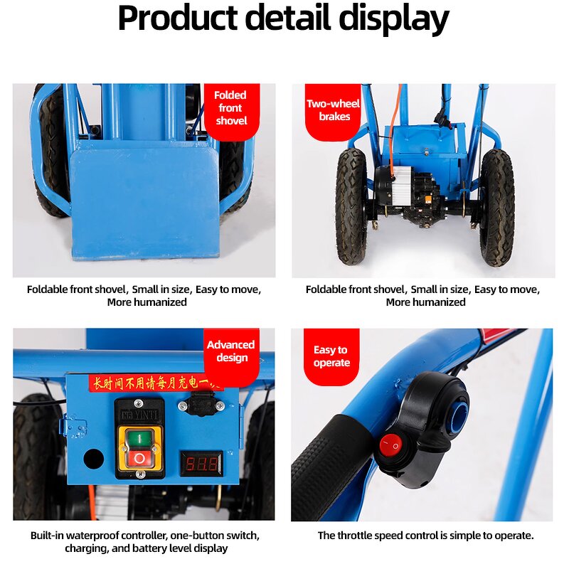 Electric Flatbed Truck Manufacturer - Two-Wheel Steel Platform Tiger