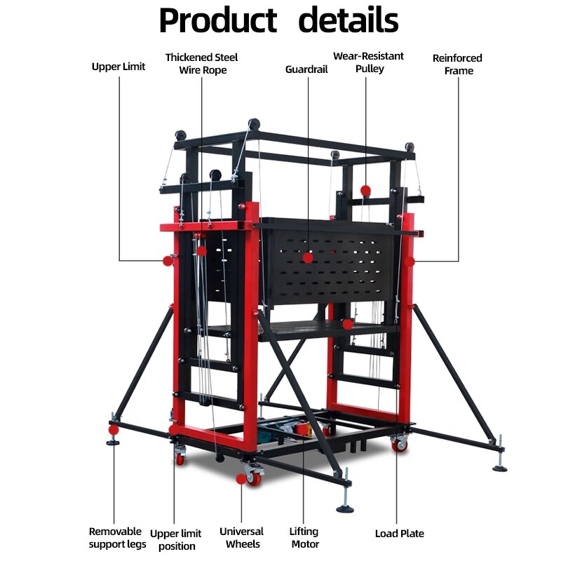 Elevator Platform Factory - 6m Mobile Remote Controlled Automatic