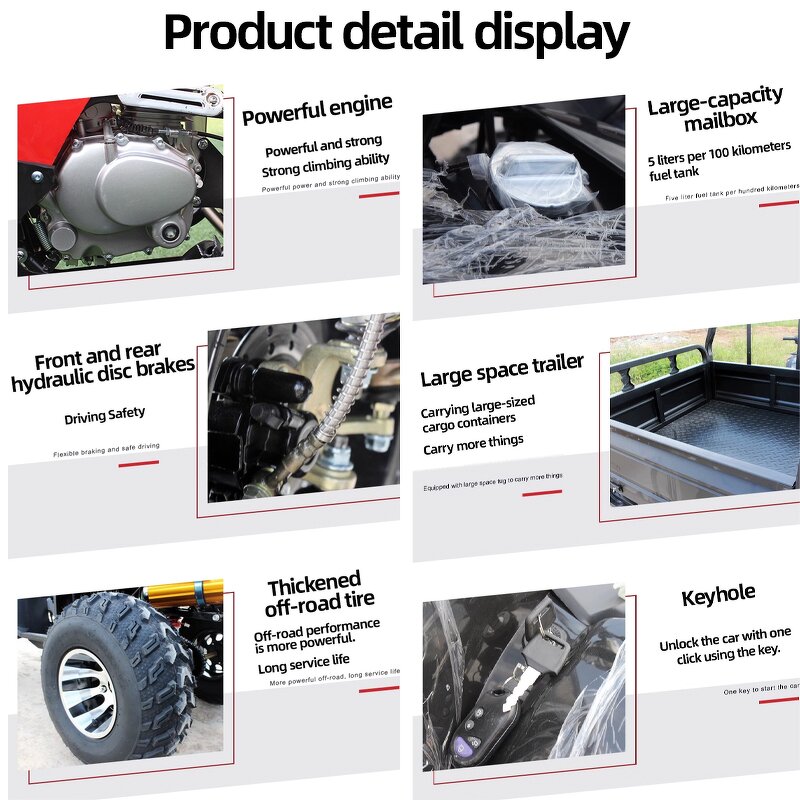 ATV Quad Factory - 250cc Automatic Chain Drive Metal