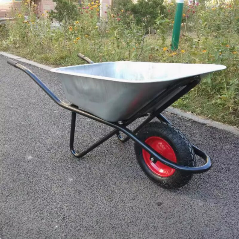 Hand Truck Factory - 500kg Zinc Galvanized Flatbed Trolley