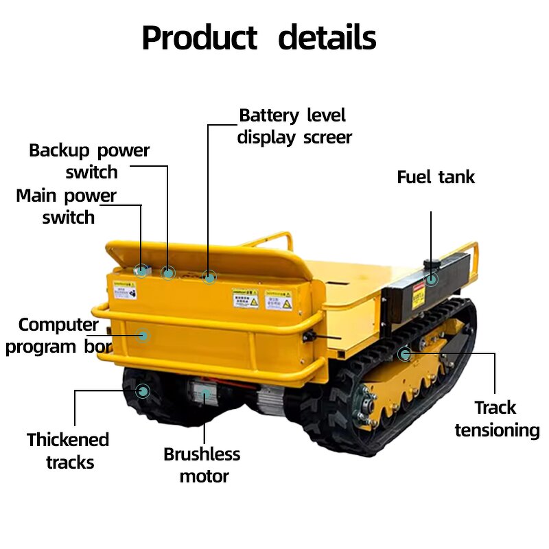 Remote Controlled Tracked Vehicle Factory - Flatbed Dump Truck