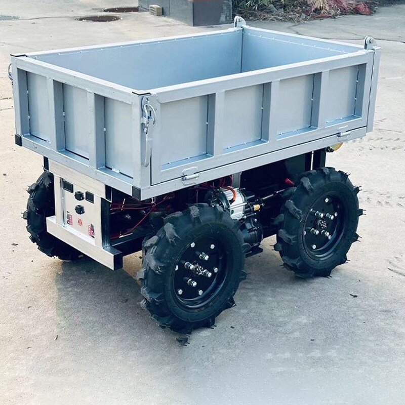Remote Control Trolley Factory - 1000kg 4WD Farm Transport