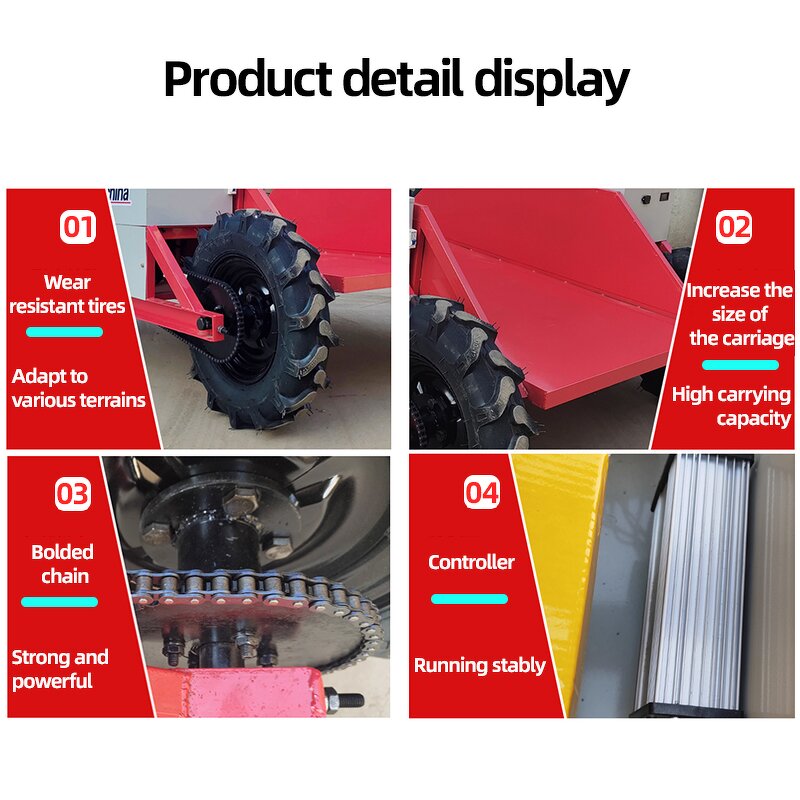 Remote Control Trolley Factory - 8 Wheel Drive 1000kg Steel