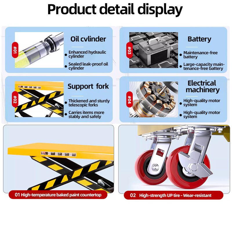 Electric Scissor Lift Manufacturer - 220V/380V Simple Steel