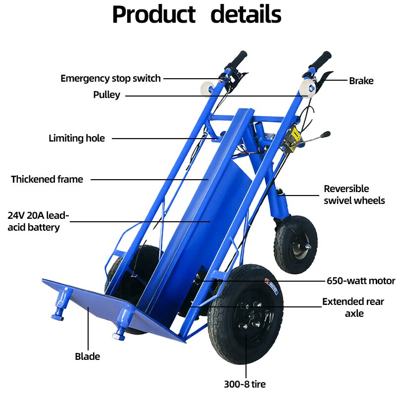 Stair Climbing Machine Factory - Crawler Type Electric Trolley