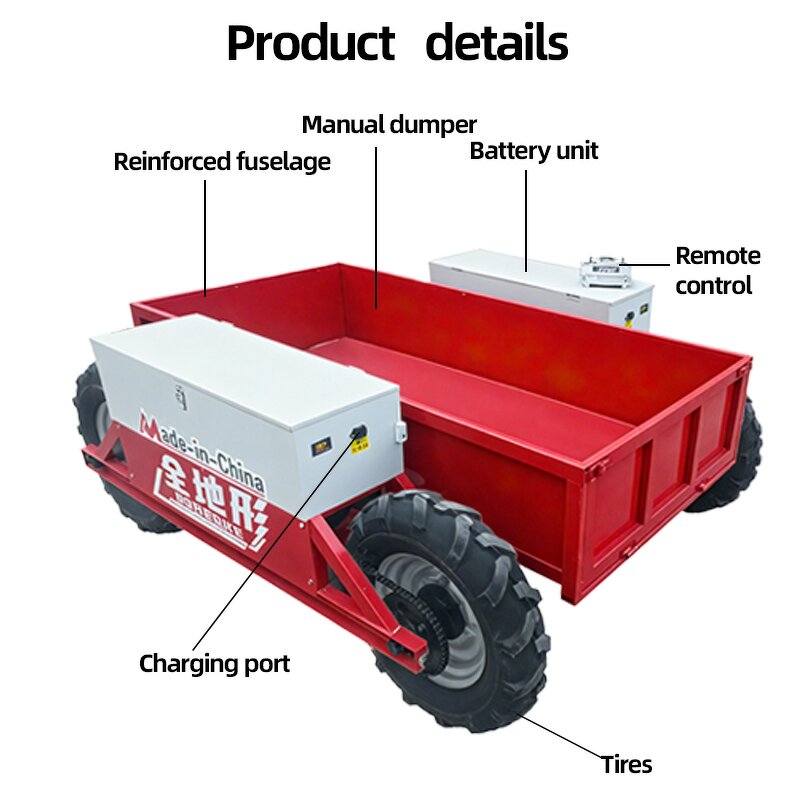 Transportation Cart Manufacturer - 4WD Remote Control Alloy Steel