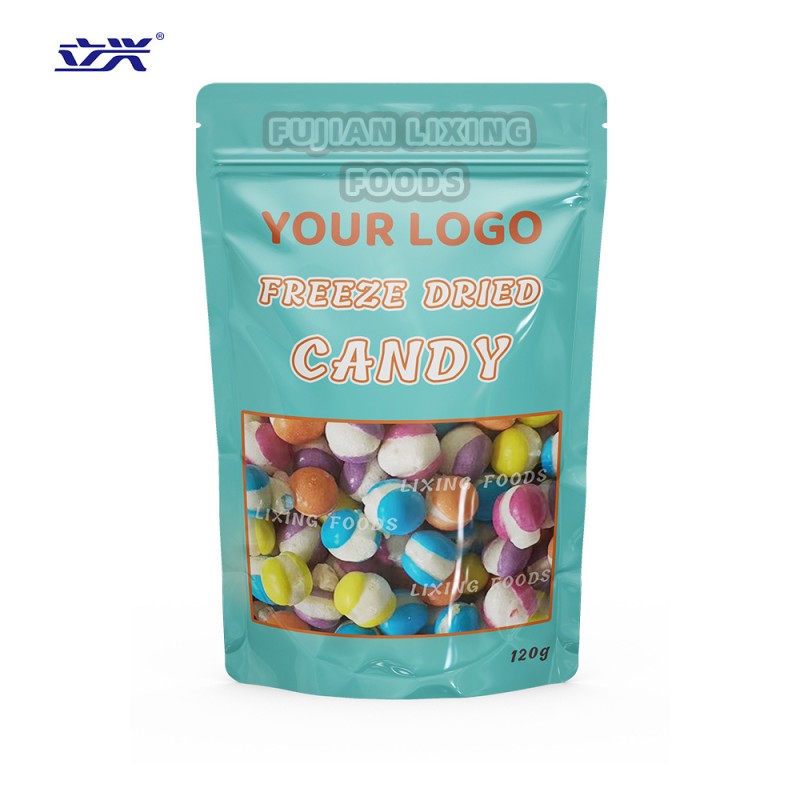 Freeze Dried Candy Factory - OEM Rainbow Ball Candies