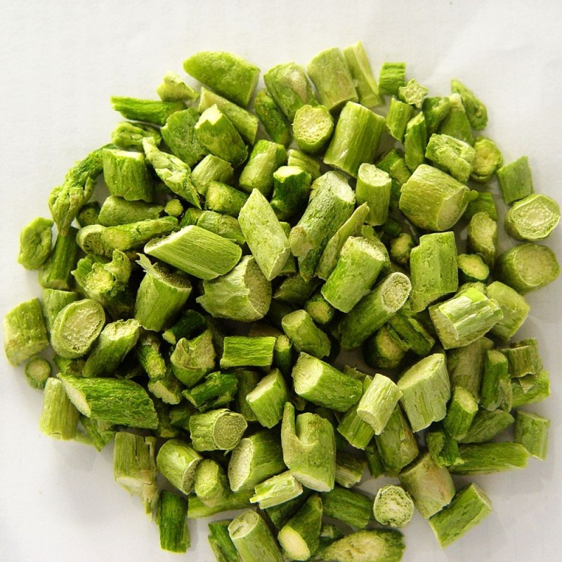 Freeze Dried Asparagus Factory - OEM Green Slice Cube
