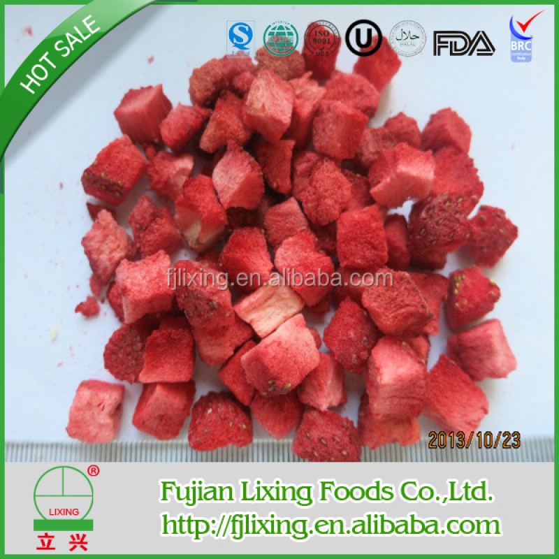 Freeze Dried Strawberry Manufacturer - OEM Diced Slice Powder