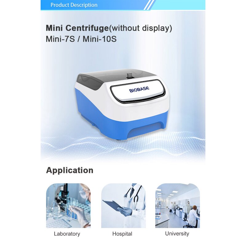 Laboratory Centrifuge Factory - Composite Tube Rotor Centrifuge