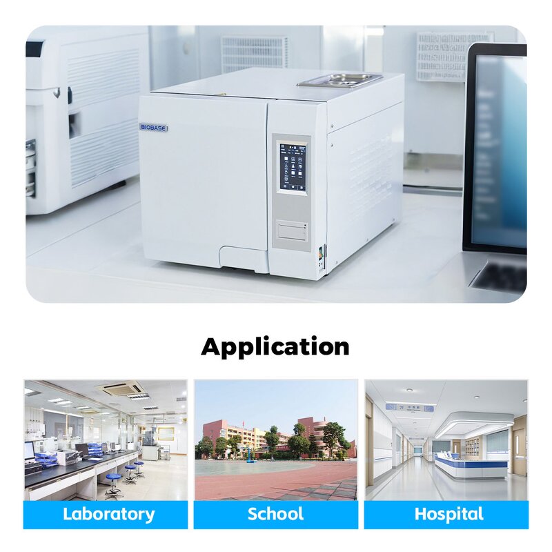 Vertical Autoclave Manufacturer - LCD Touch Screen Display