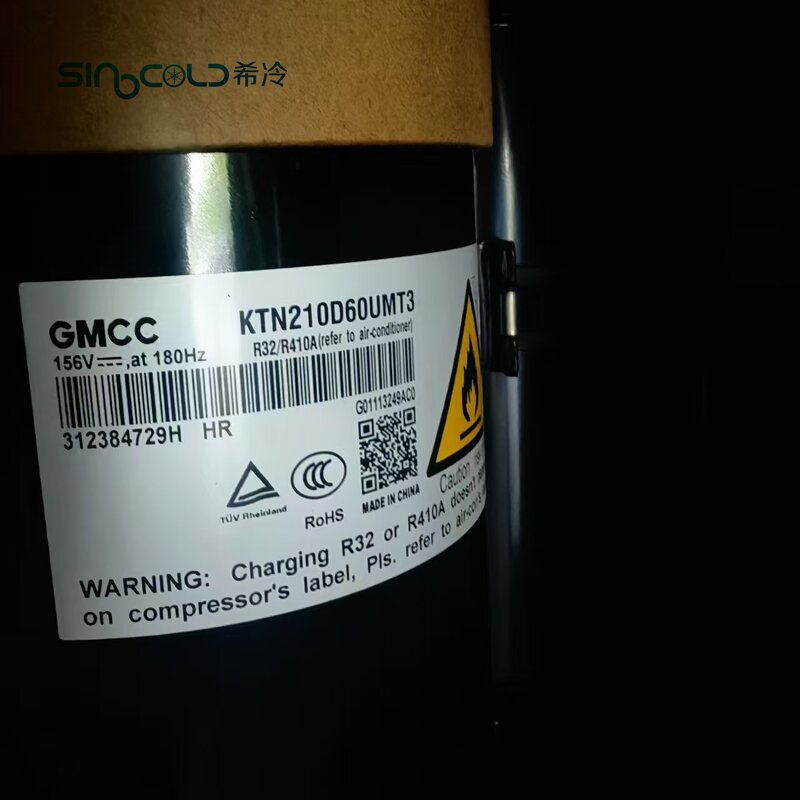 Rotary Compressor Manufacturer - GMCC ASM140N1UFT 230V R410A