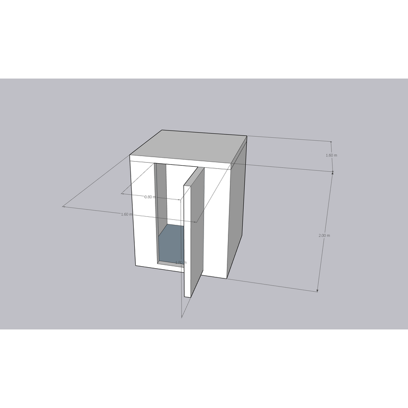 Refrigerated Unit Manufacturer - 120v 60hz Custom Size Freezer