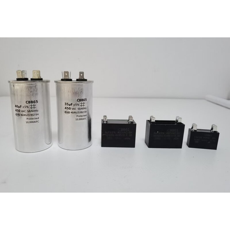 Start Capacitor Factory - 450V 5UF ~ 60UF CBB65 for AC Motor
