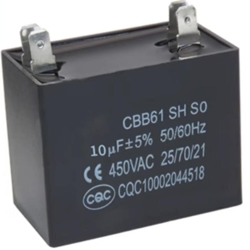 Start Capacitor Manufacturer - 450V 1.5UF-15UF CBB61 for AC Fan