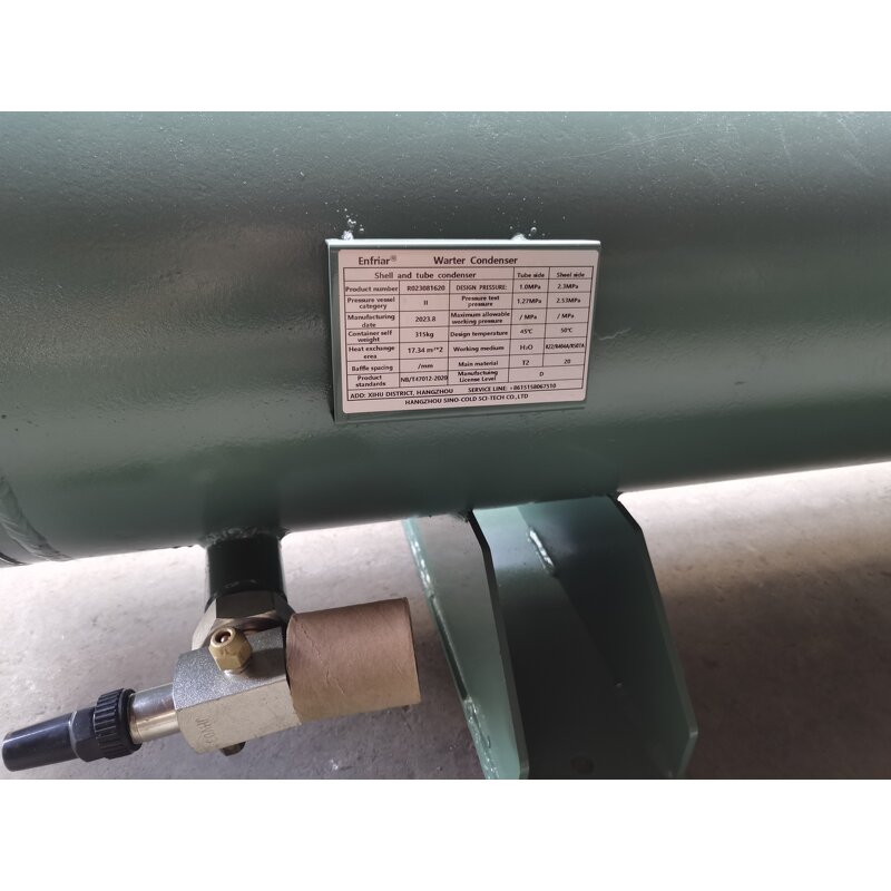 Shell and Tube Condenser Factory - Custom 10HP Water-cooled Unit