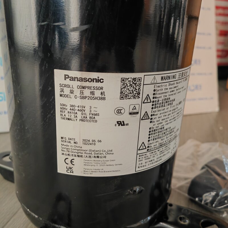 Hermetic Scroll Compressor Factory - C-SCP270H38B 3p/380v R410A