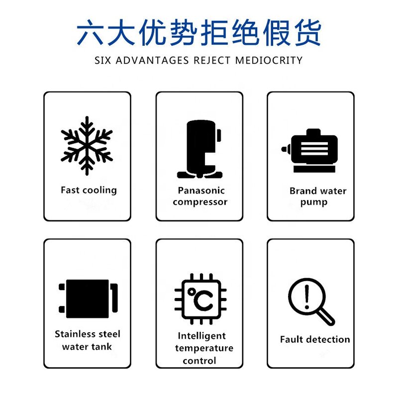 Industrial Chiller Factory - 5hp Water Air Cooled Recirculating