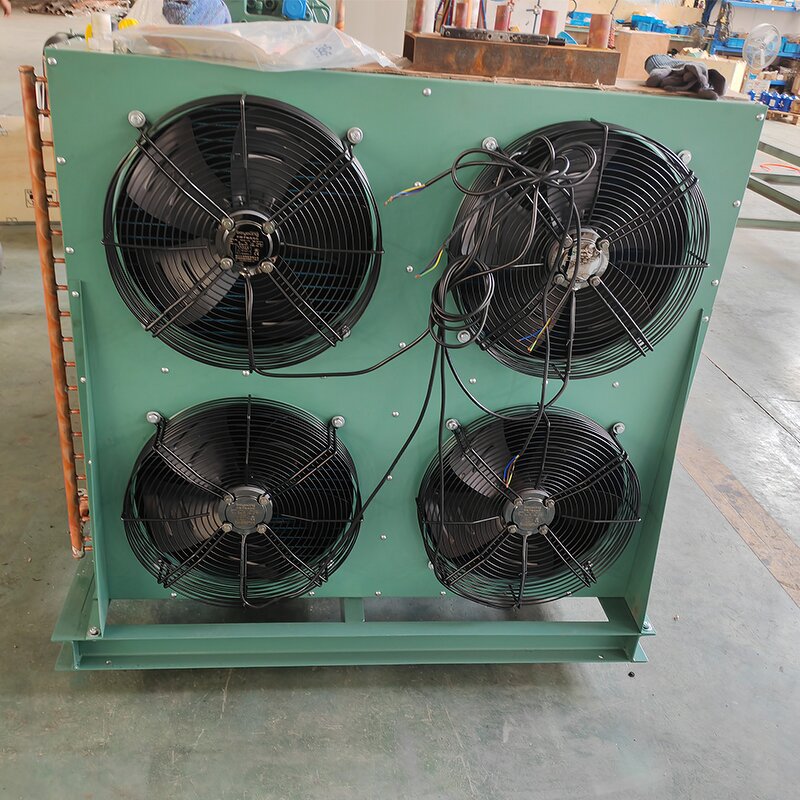 Copper Tube Condenser Factory - Fin Type with 6 Axial Fan