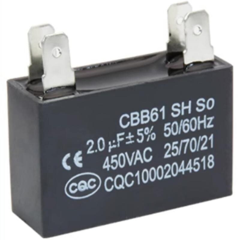 Start Capacitor Manufacturer - 450V 1.5UF-15UF CBB61 for AC Fan