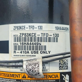 Refrigeration Scroll Compressor Manufacturer - ZP83KCE-TFD-130 R410a