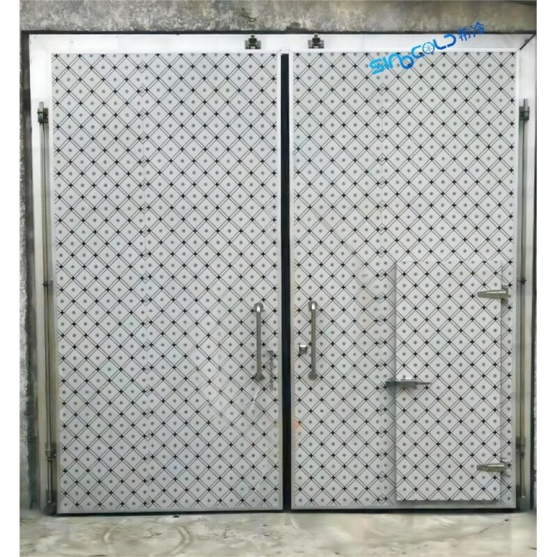 Cold Storage Door Factory - Single Double Open Pivot Manual Door