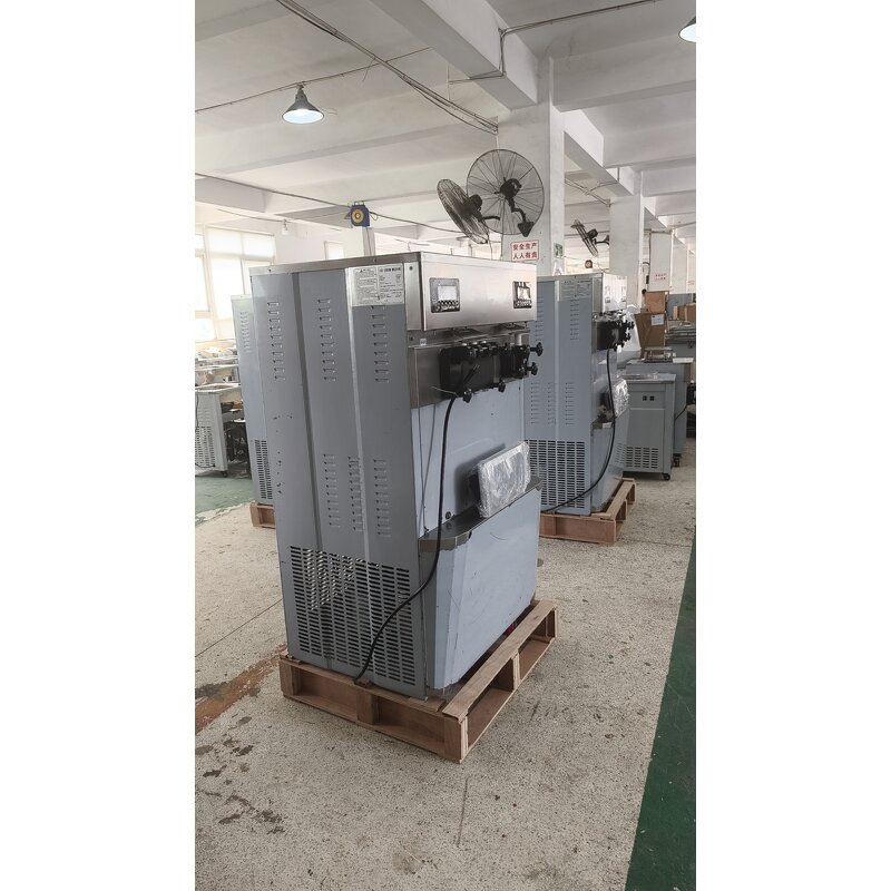 Soft Serve Ice Cream Machine Factory - 18L Automatic Three Flavors