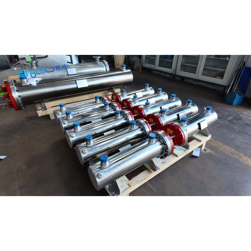 Shell and Tube Evaporator Manufacturer - 200TR Stainless Steel