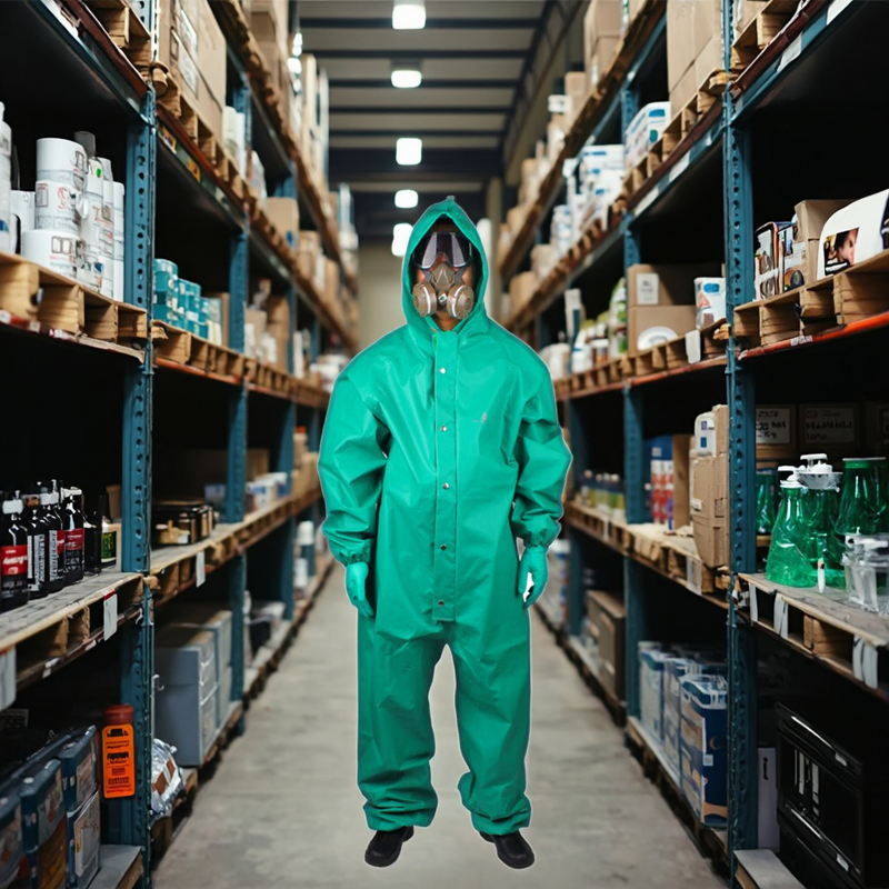 Coveralls Manufacturer - Level 3 Liquid Tight PVC Chemical