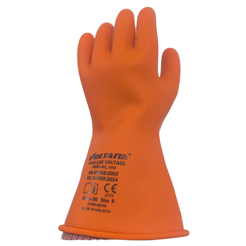 Insulated Gloves Factory - Grade 00 Natural Latex 2.5kv