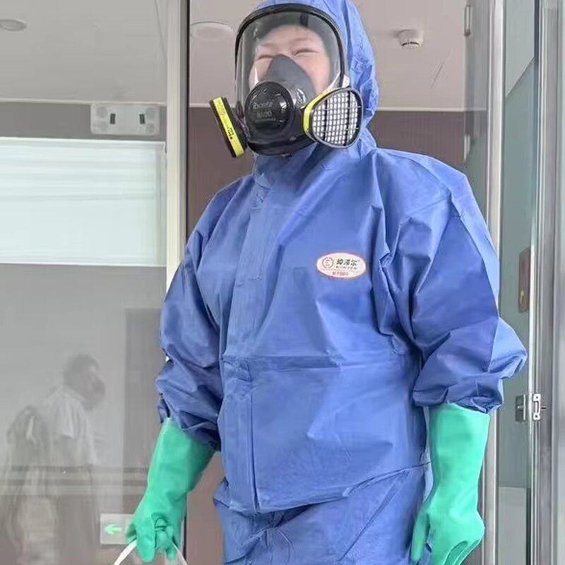 Chemical Safety Clothing Manufacturer - Blue Anti-Static Breathable