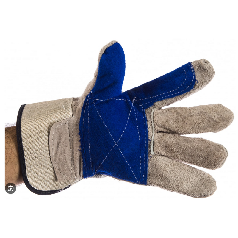 Welding Gloves Manufacturer - Cowhide Canvas Palm Anti-puncture